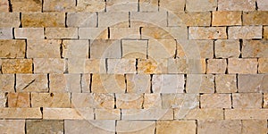 Old brick wall texture stripe stone wall pattern sand background