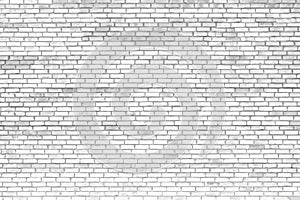 Old brick wall, the white surface of the stone blocks