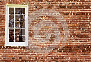 Old Brick Wall with Window