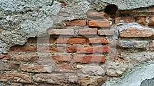 An old bricks wall