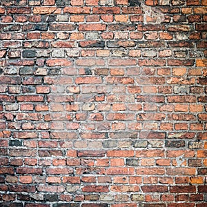 Old bricks wall texture background