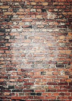 Old bricks wall texture background