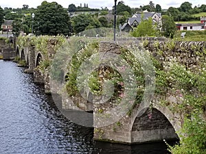 Old Bridge Across the River Shannon