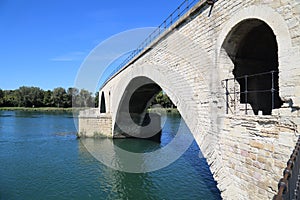 The old bridge of Avignon, France