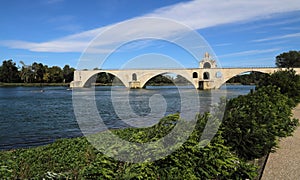The old bridge of Avignon, France