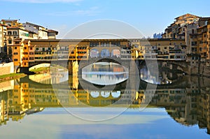 The Old bridge in Florence, Italy