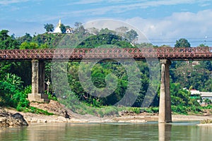 Old bridge of Luang prabang