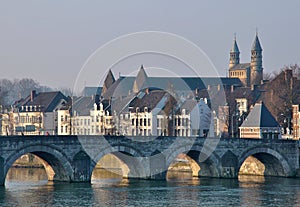 Old bridge in maastricht