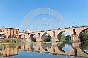 Old bridge in Montauban photo