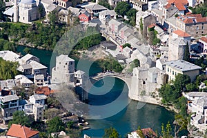 Old bridge in Mostar photo