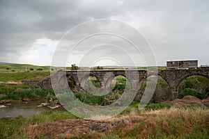 Old bridge over Jordan river