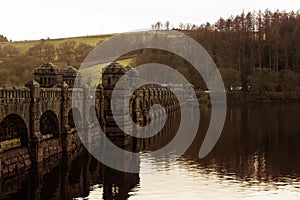 Old Bridge over Lake Vyrnwy in North Wales, UK