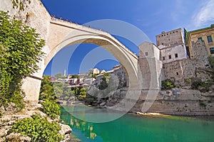 Old Bridge over Neretva river. Mostar, Bosnia and Herzegovina