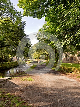 Old bridge over the river