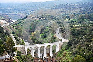 Old bridge in Portugal, wild camping