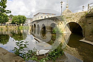 Old bridge on river Avon, Bradford on Avon