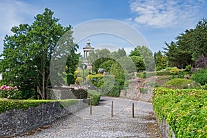 From the Old Bridge Robert Burns Memorial in Alloway near Ayr Scotland