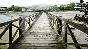 Old bridge in Santa Cruz island, Oleiros, Rias Altas, A Coruna,