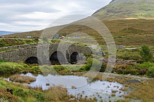 The old bridge at Sligachan on the Isle of Skye