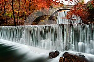 Old Bridge in Trikala Greece photo