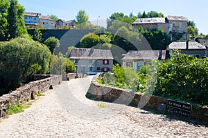 Old bridge at the Vezere river photo