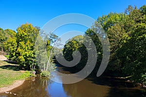 Old bridge at the Vezere river photo