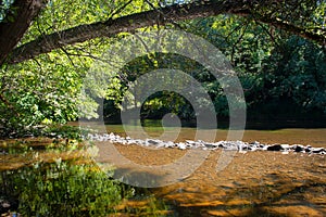 Old bridge at the Vezere river photo