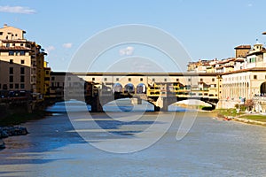 Old Bridge view, Florence, Italy photo