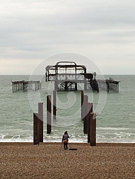 Old Brighton pier 2