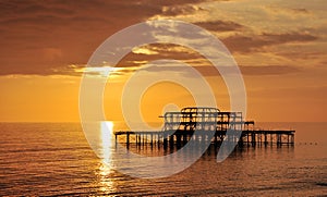 Old Brighton west pier, UK