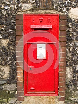 Old british postbox photo