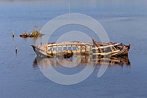 The old broken boat