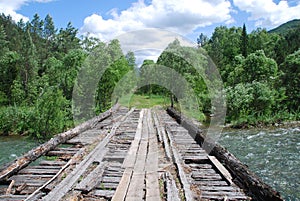 Old broken bridge