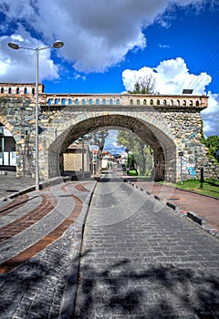 Old Broken Bridge in Cuenca, Ecuador. photo