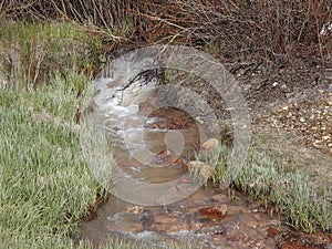 Old Broken Down Mine water source in Leadville CO