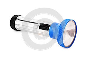 Old broken pocket torch flashlight