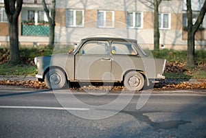 Old Broken Trabant Car
