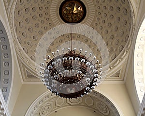 Old Bronze chandelier