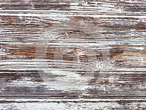 Old brown boards for Background, texture, pattern, copy space, Old wooden planks