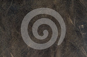 Old brown leather texture closeup. Leather texture background.