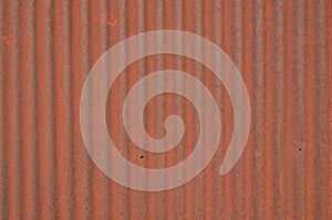 Old brown rusty zinc texture