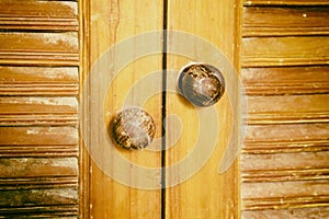 Old brown wooden door  textute  background