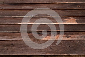 Old brown wooden wall background texture