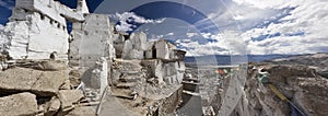 Old buddhist Palace (monastery) from Leh, India