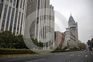 Old building along the Bund in Shanghai