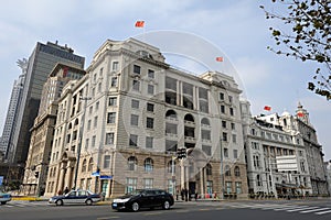 Old building in the bund of Shanghai