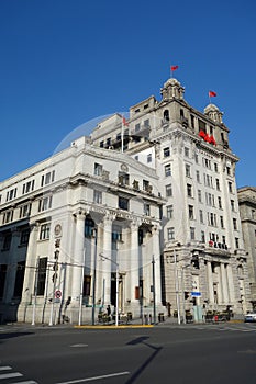 Old building in the bund of shanghai