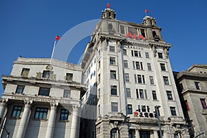 Old building in the bund of shanghai