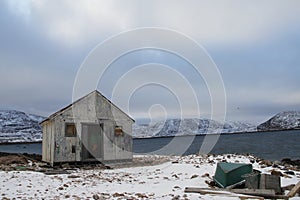 Old building in Cape Dorset, Nunavut