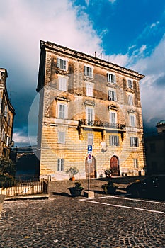 Old building in Castle Gandolfo - Italy